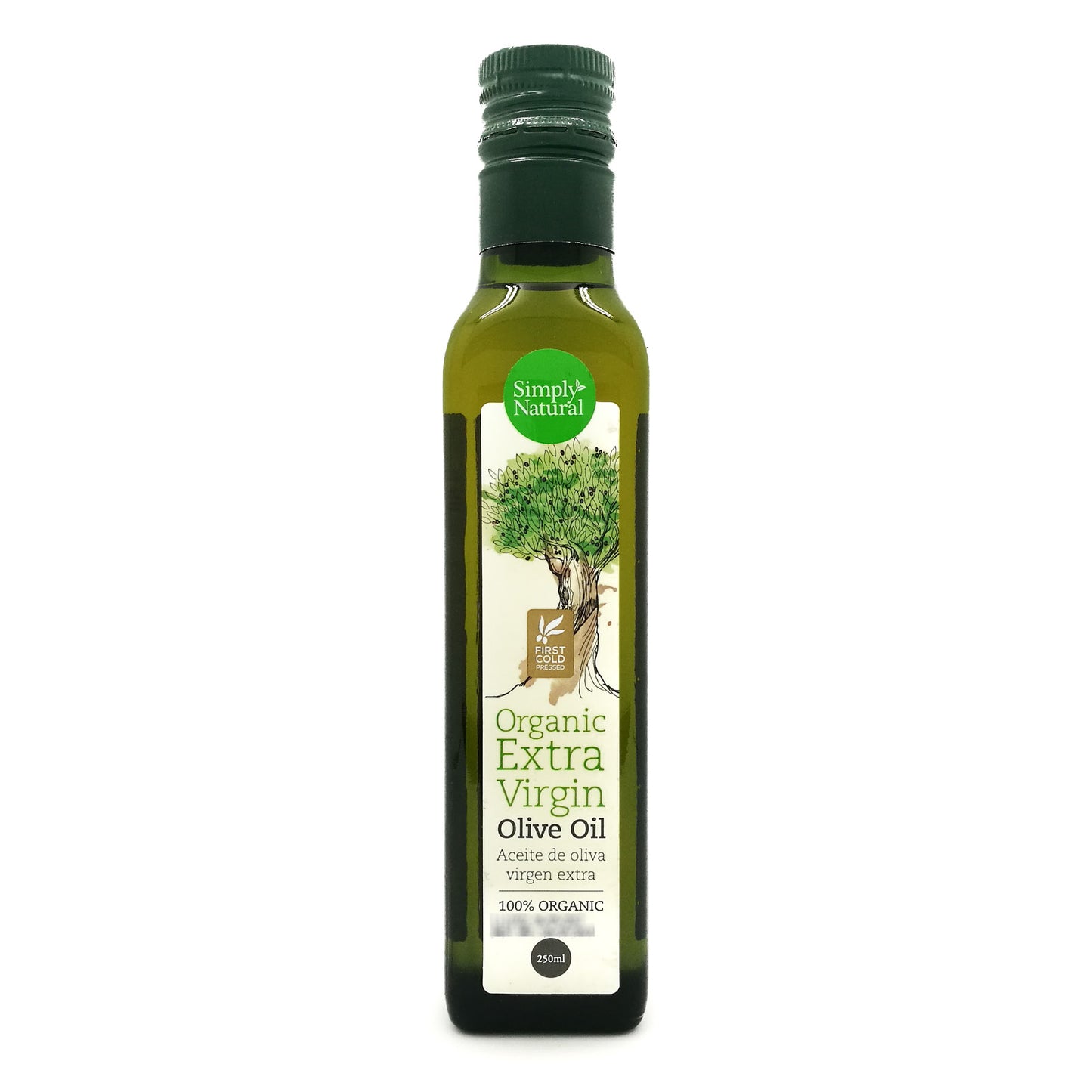 Organic Extra Virgin Olive Oil SPN 250ml