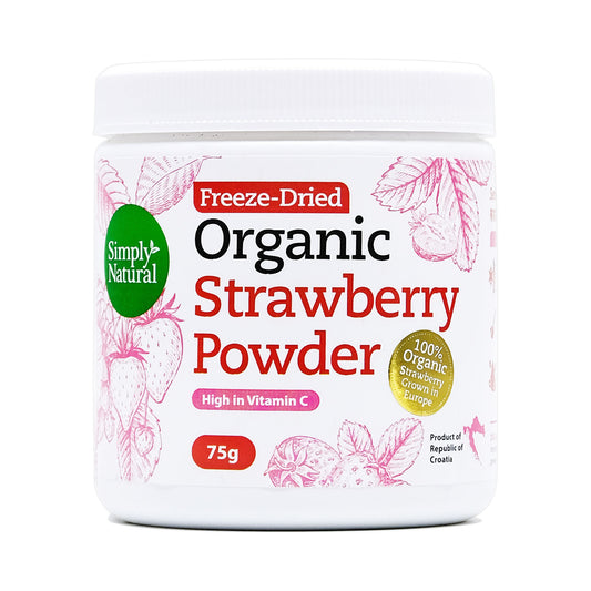 Organic Freeze Dried Strawberry Powder 75g