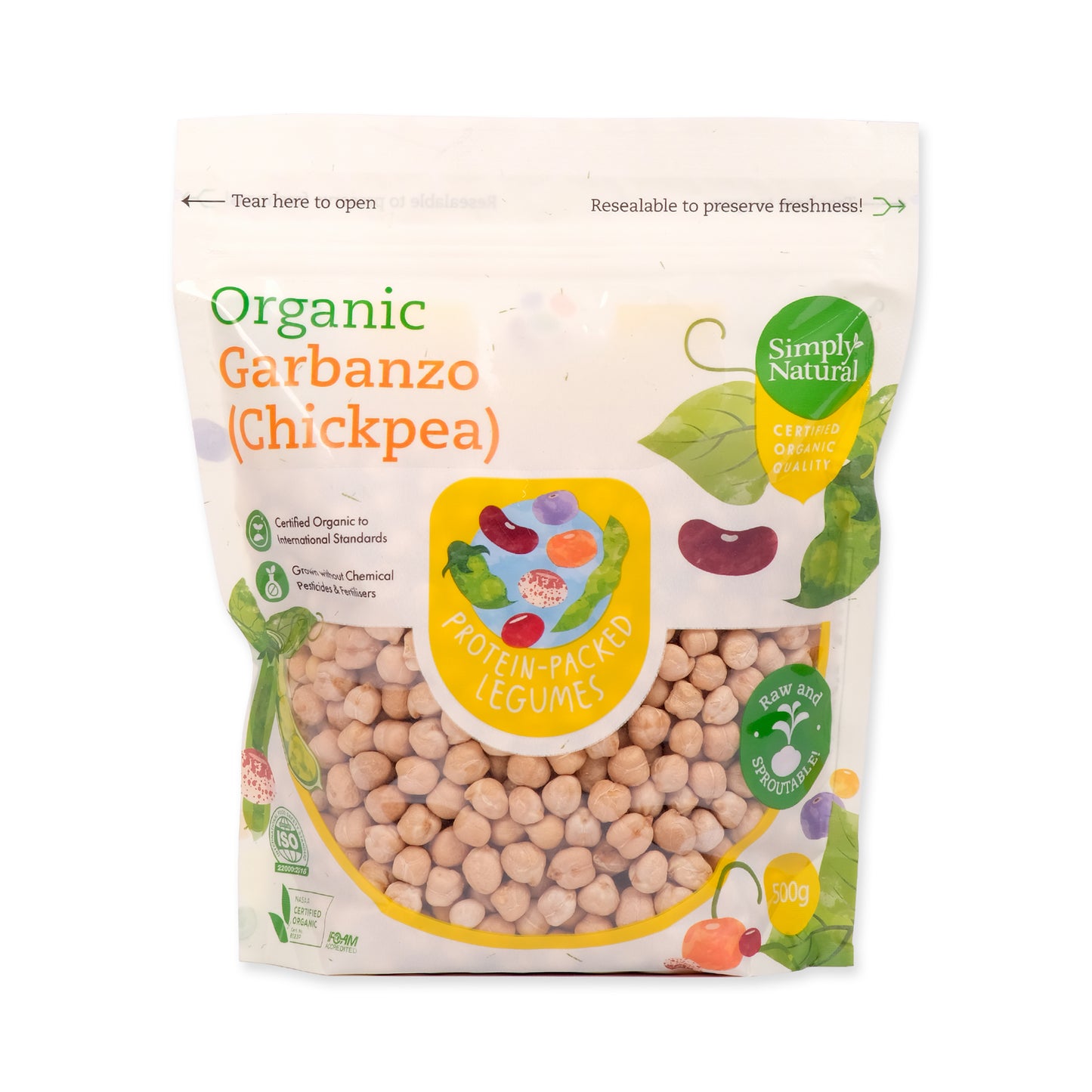 Organic Garbanzo 500g