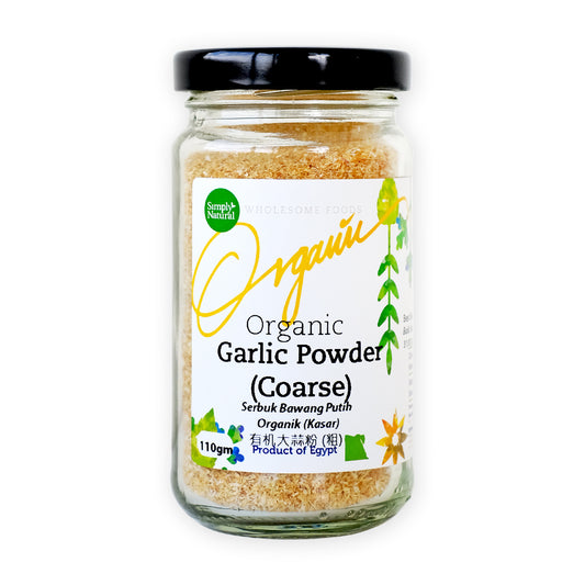 Organic Garlic Powder Coarse 110g