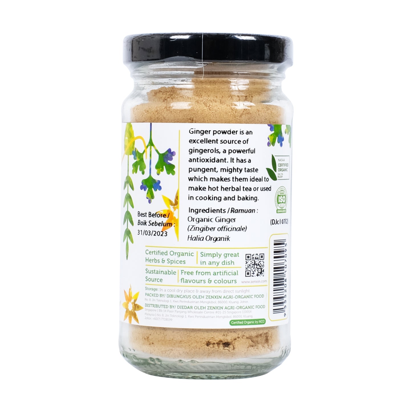 Organic Ginger Powder 70g