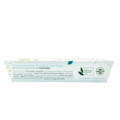 Organic Good Fibre Drink Plus+ Zero Sugar 210g