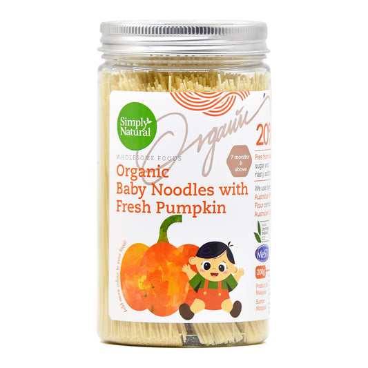Organic Handmade Pumpkin Baby Thin Noodle BTL 200g