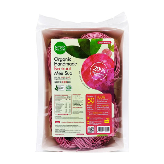 Organic Handmade Beetroot Mee Sua 200g