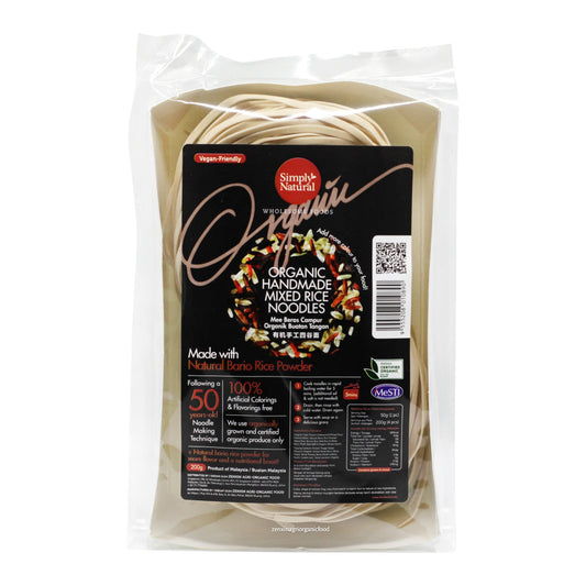 Organic Handmade Mixed Rice Noodle 200g