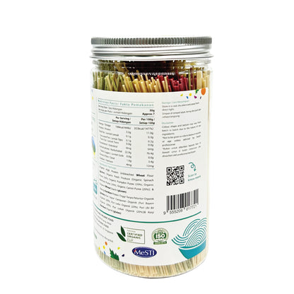 Organic Handmade Rainbow Baby Thin Noodle BTL 200g