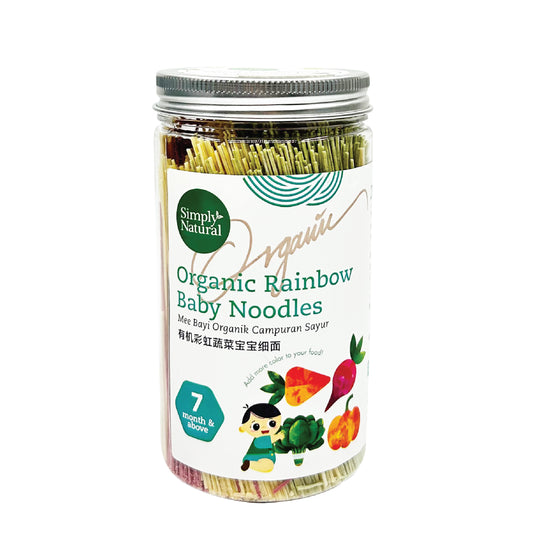 Organic Handmade Rainbow Baby Thin Noodle BTL 200g