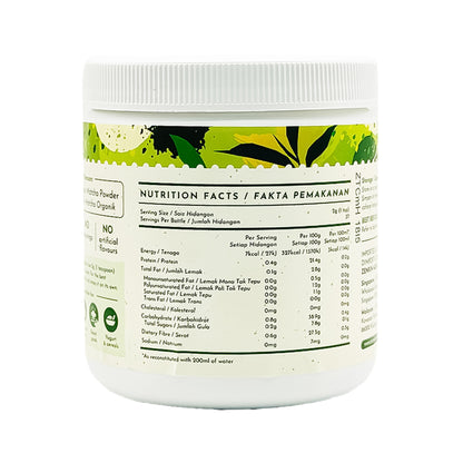 Pure Organic Matcha Powder 75g