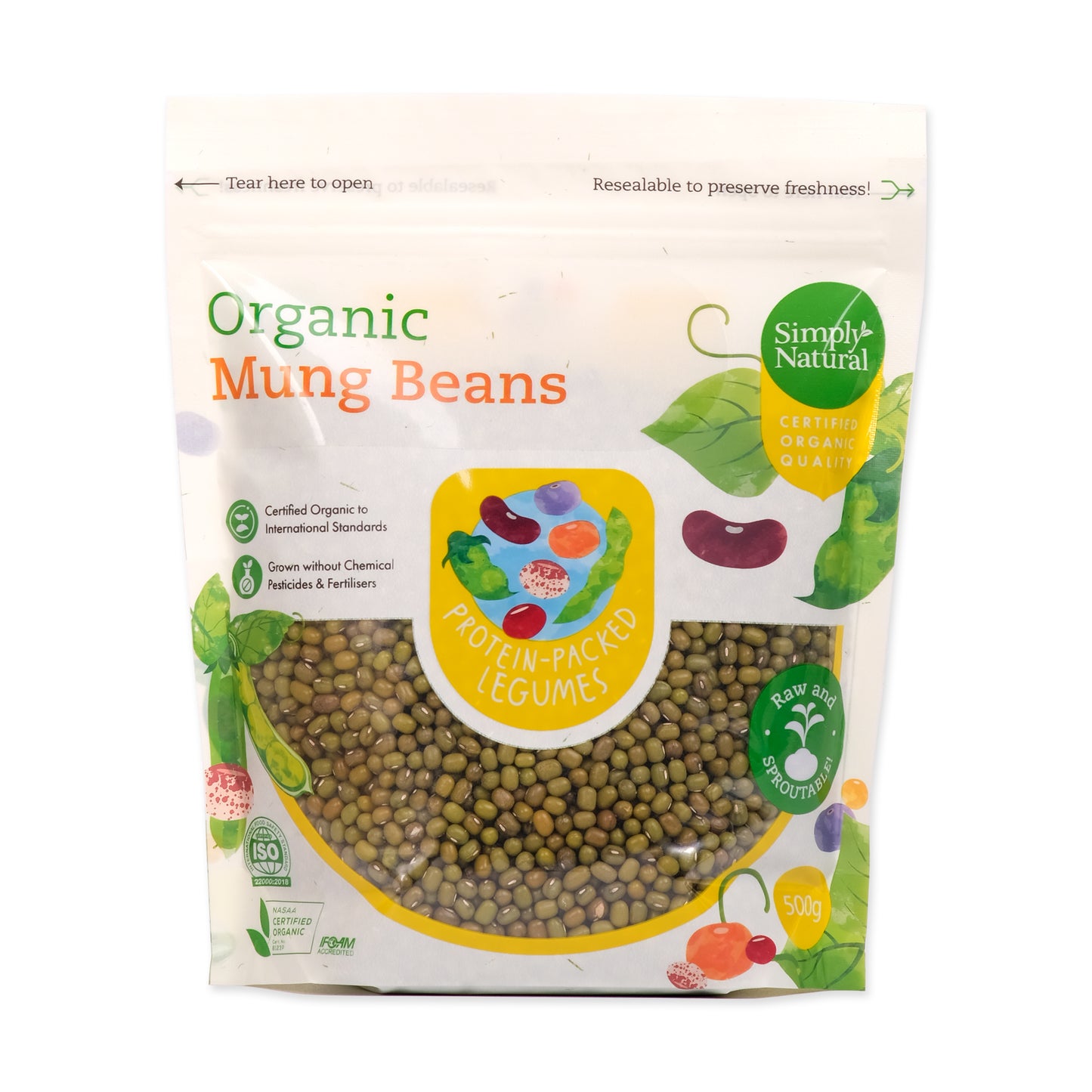 Organic Mung Bean 500g