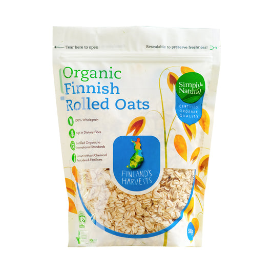 Organic Rolled Oat Finland 500g