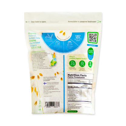 Organic Rolled Oat Finland 500g