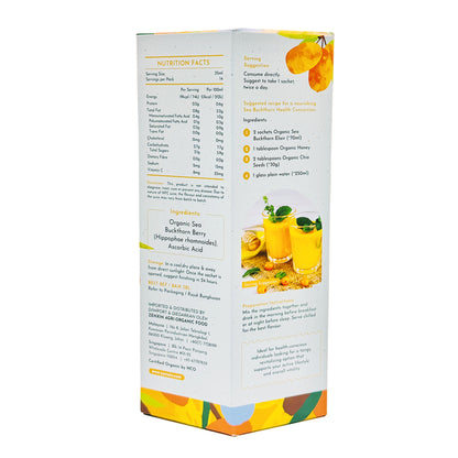 Organic Sea Buckthorn Elixir (Sachet) 490ml