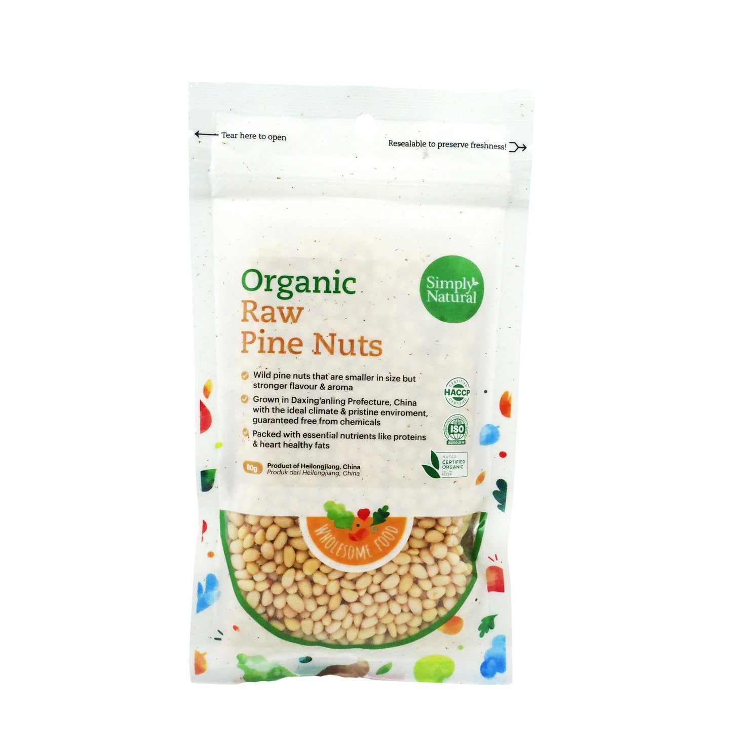 Organic Raw Pine Nut 80g