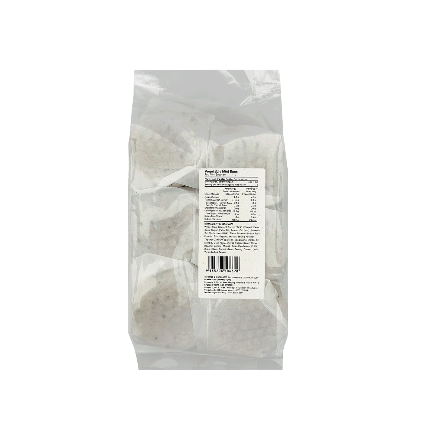 Vegetable Mini Bun 270g