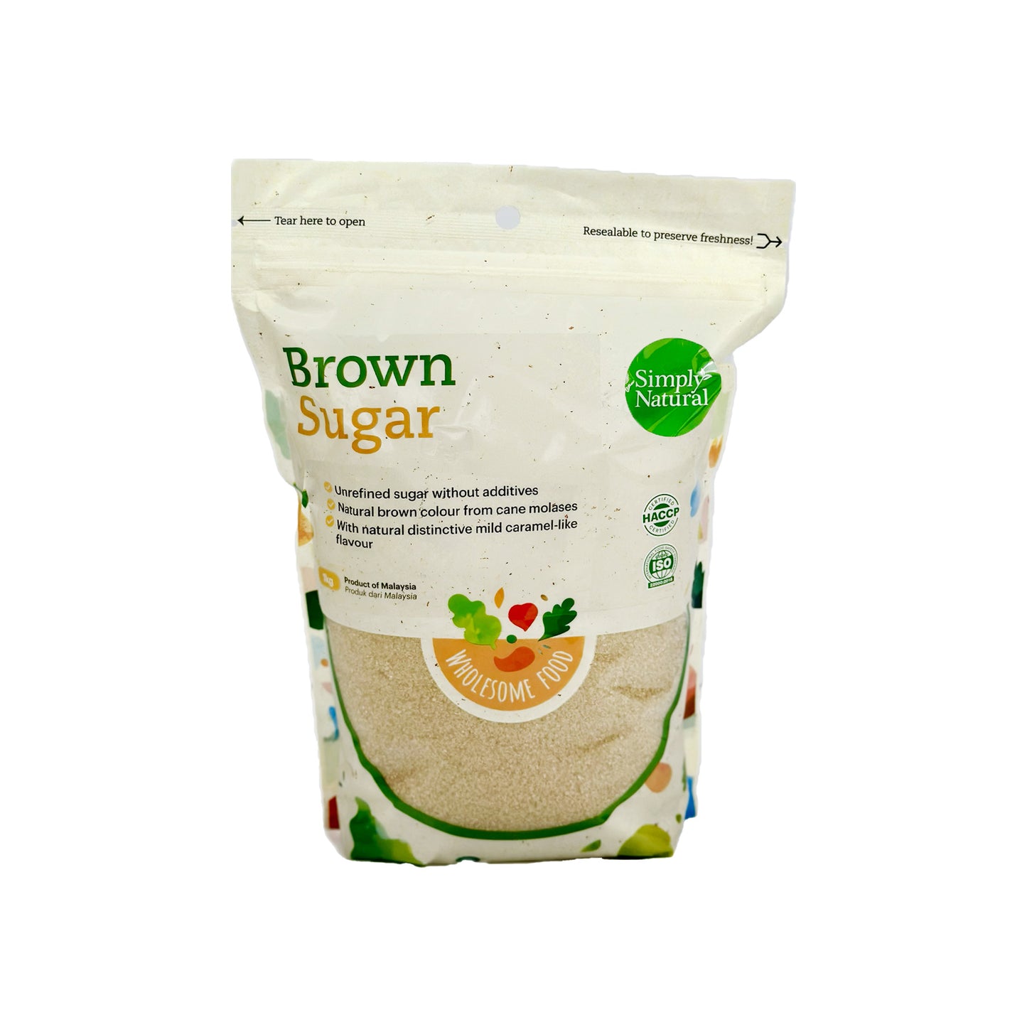 Natural Brown Sugar 1kg Malaysia