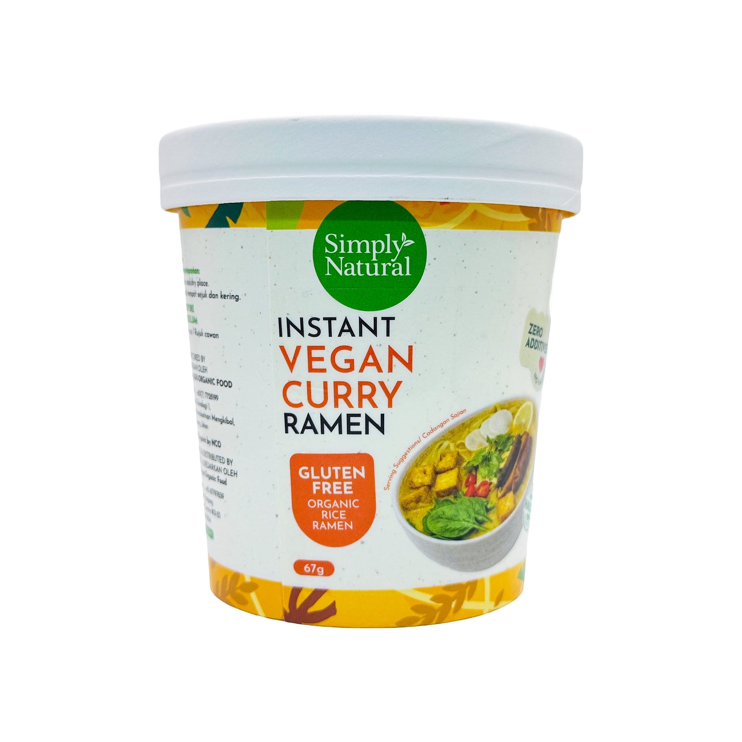 Instant Vegan Curry Ramen  67g