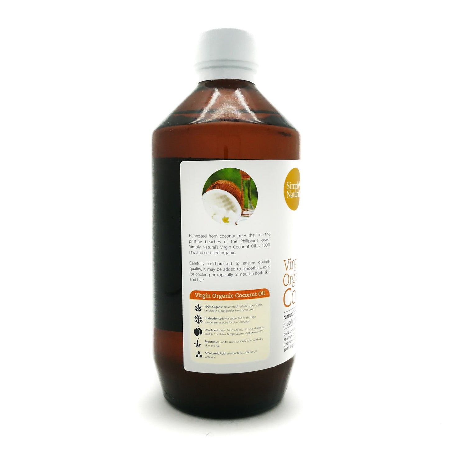 Organic Virgin Coconut Oil 500ml