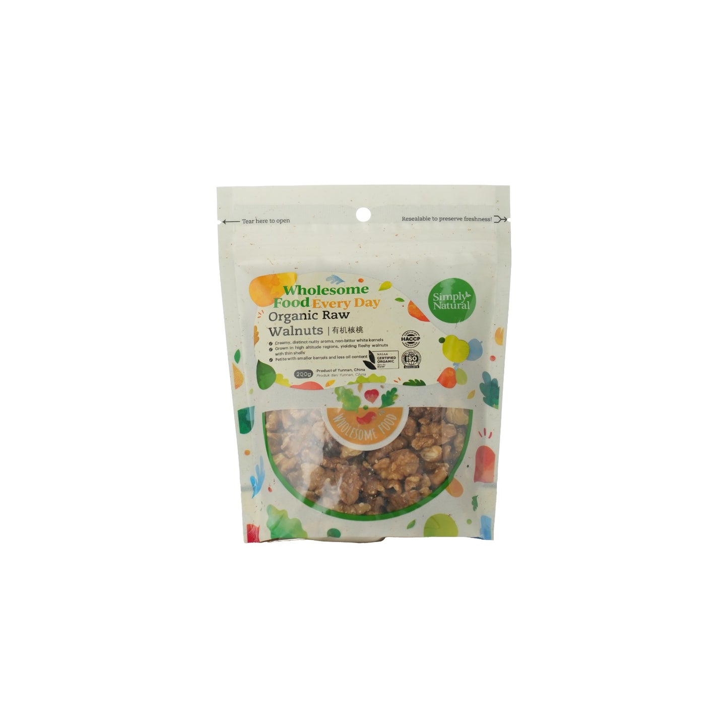 Organic Raw Walnut 200g