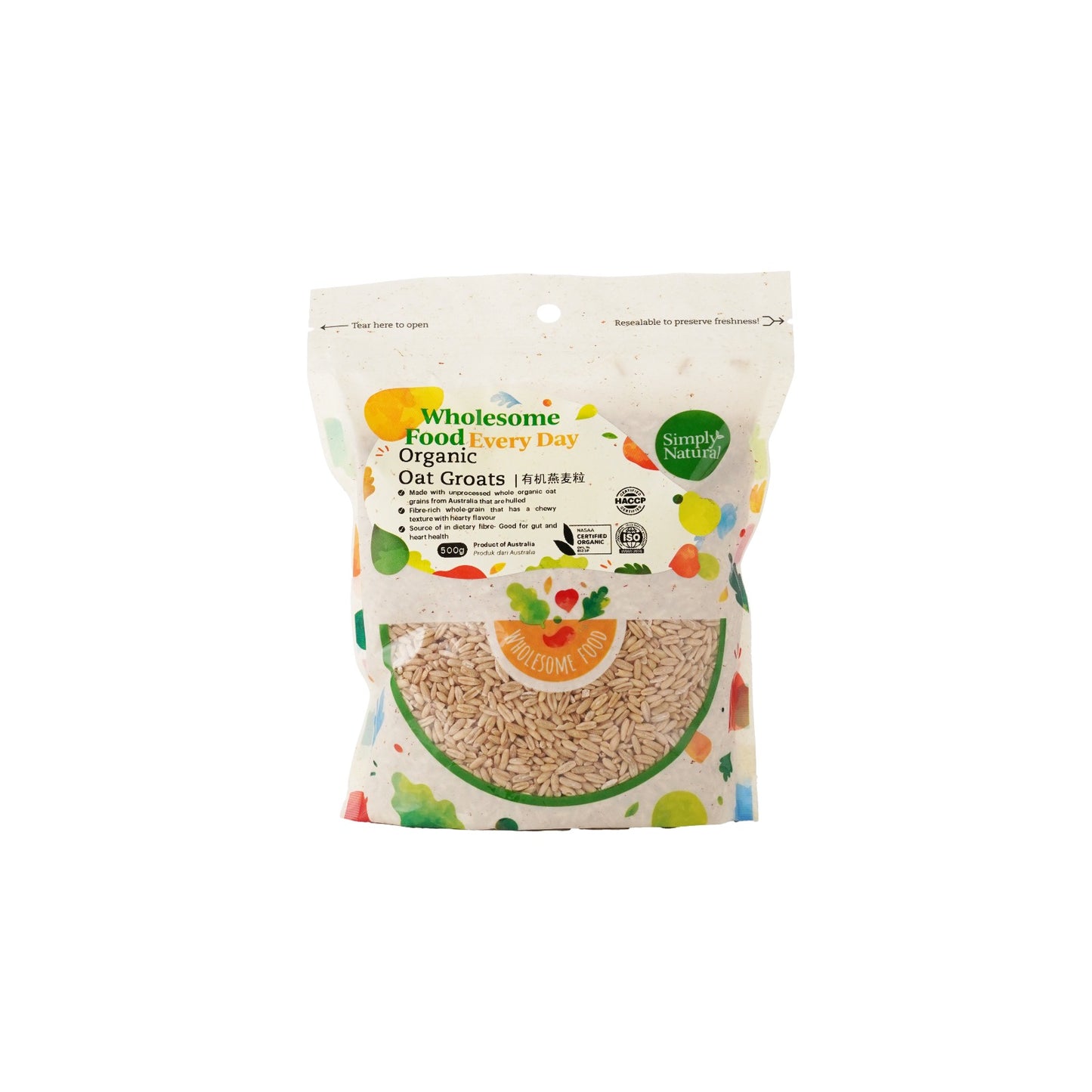 Organic Oat Groats 500g