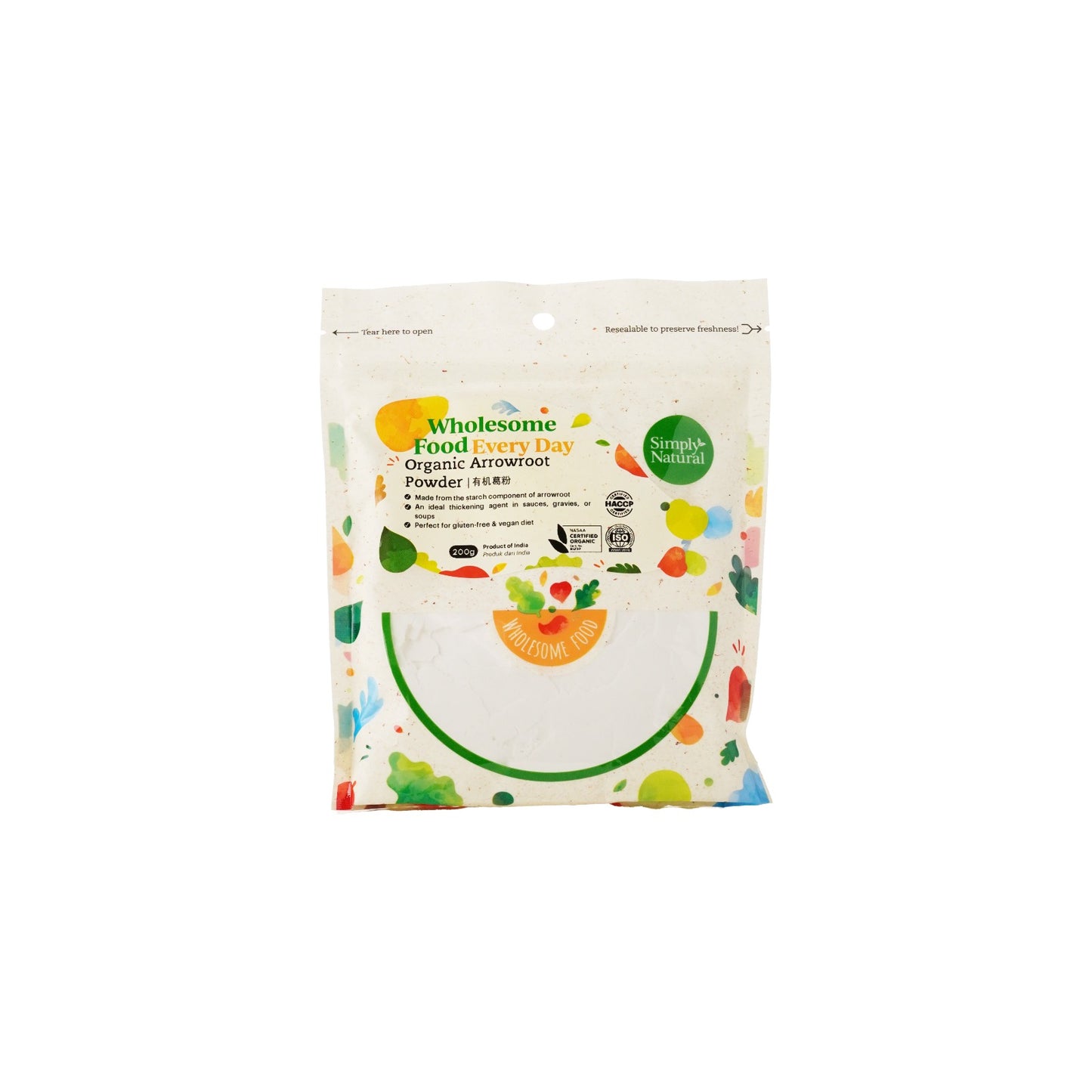 Organic Arrowroot Powder 200g