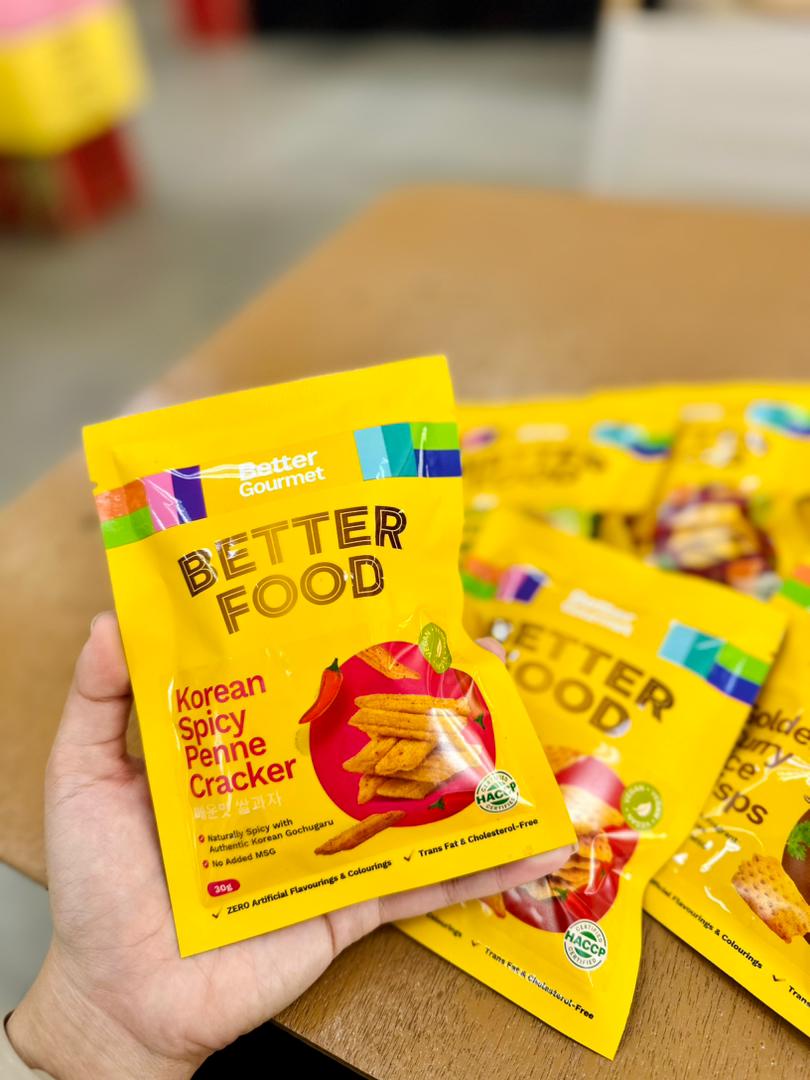 BG Korean Spicy Penne Cracker 30g Small Pack