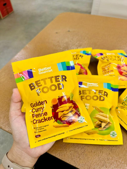 BG Golden Curry Penne Cracker  30g Small Pack