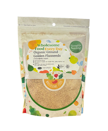 Organic Ground Golden Flaxseed 500g